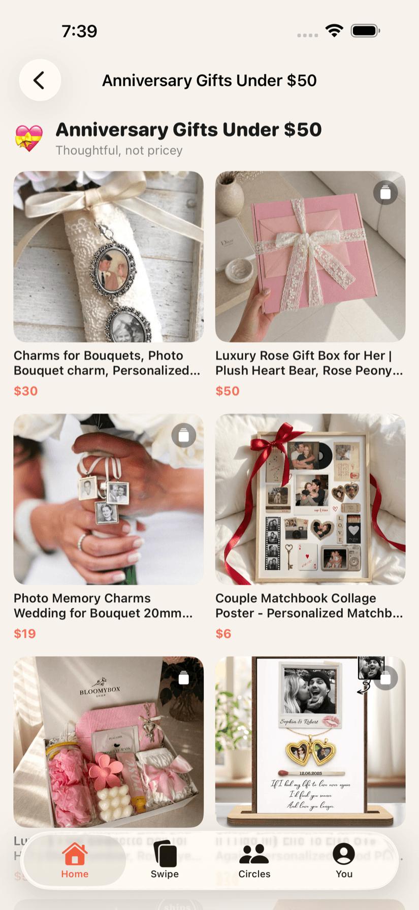 Giftmaxxing anniversary gift gallery
